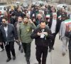 راهپیمایی روز جهانی قدس در آخرین جمعه ماه مبارک رمضان در شهر آبعلی