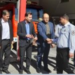 مراسم تجلیل از آتش نشانان شهر آبعلی به مناسبت هفتم مهر ماه روز ایمنی و آتش نشانی آتش نشانان شهر آبعلی